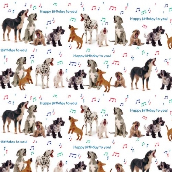 Geschenkpapier - Dog Song -